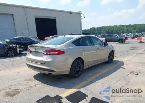 2018 Ford Fusion Se из США, поврежденный, VIN 3FA6P0HD5JR228905
